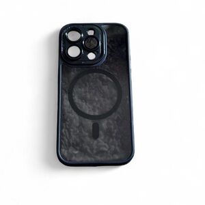 iPhone 15 Pro MagSafe Case Matte Black Translucent Shockproof Camera Lens Guard